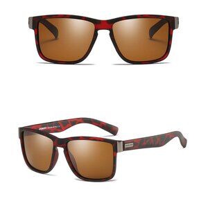 Brown Men's Polarized Sunglasses Outdoor Sun Glasses